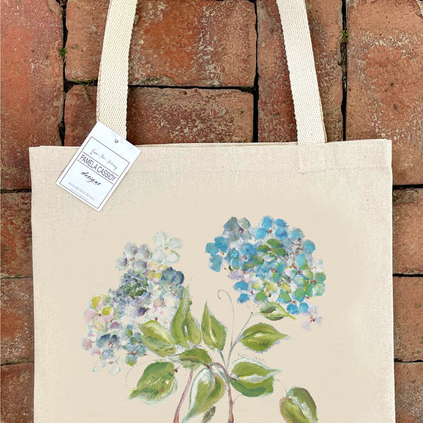 Custom tote bag with monogram