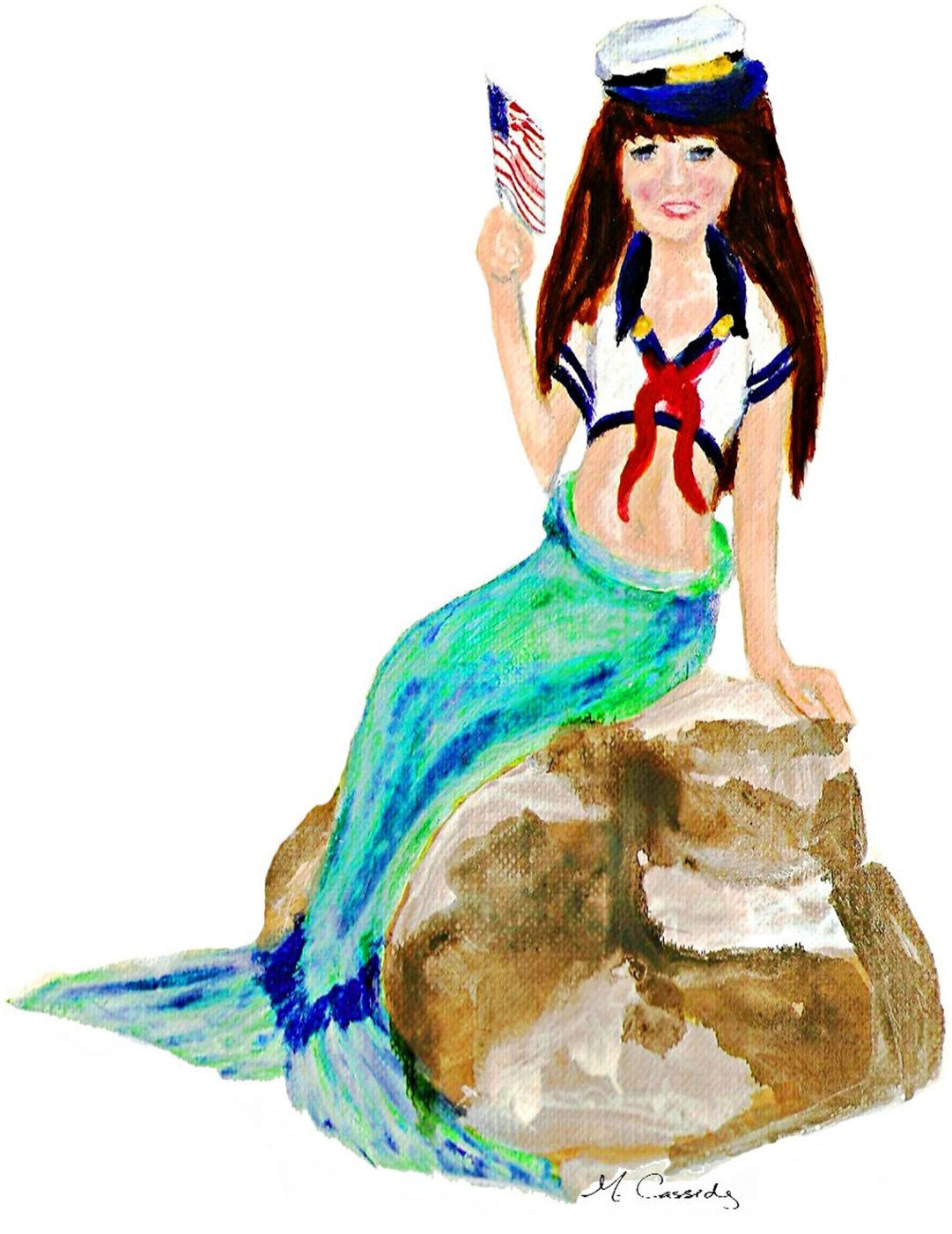 3091 Navy Mermaid